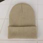 Winter Beanie Hats For Men And Women One Size Beanies Knitted Solid Cool Hat Girls Autumn Female Beanie Warm Comfortable Soft Casual Cap For Cold Weather