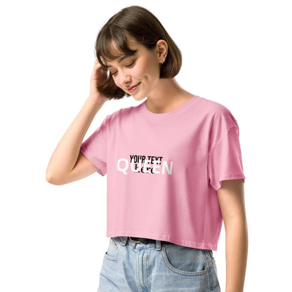 Women's Dropped Shoulder Cotton Crop Top-LifessentialsLLC.com