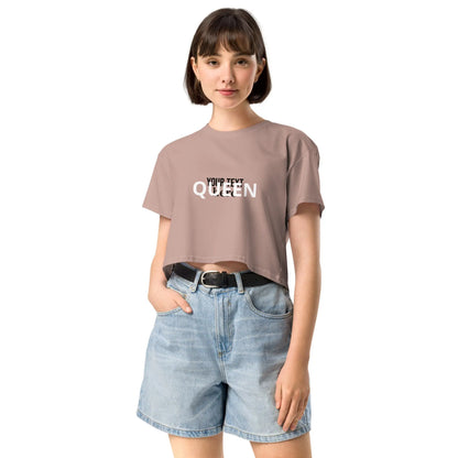 Women's Dropped Shoulder Cotton Crop Top-LifessentialsLLC.com