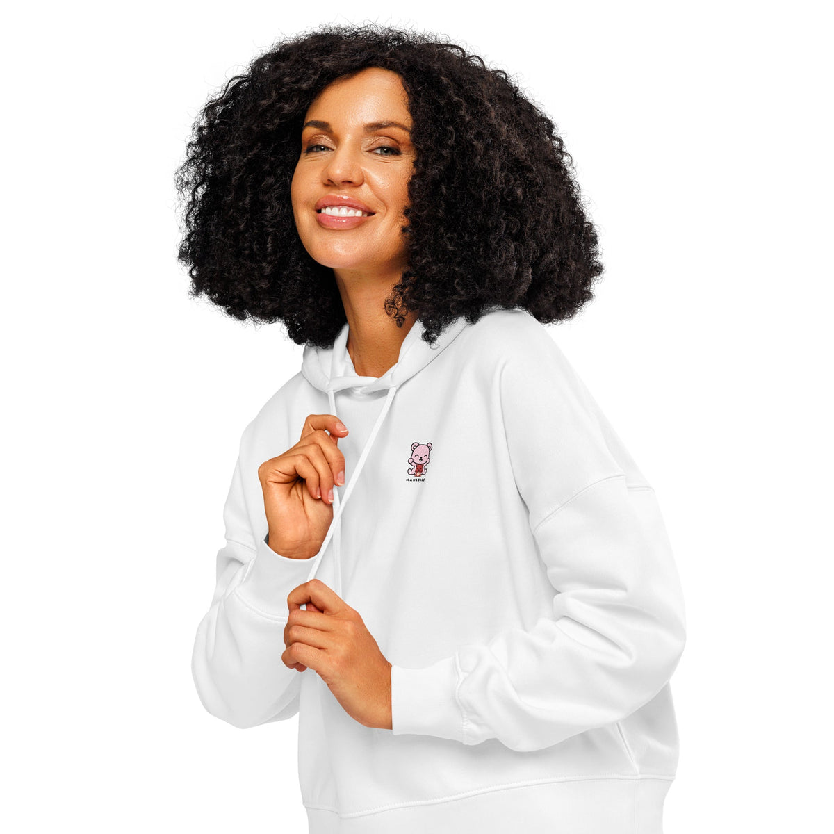 Mom Strong (Black) Women’s Organic Hoodie
