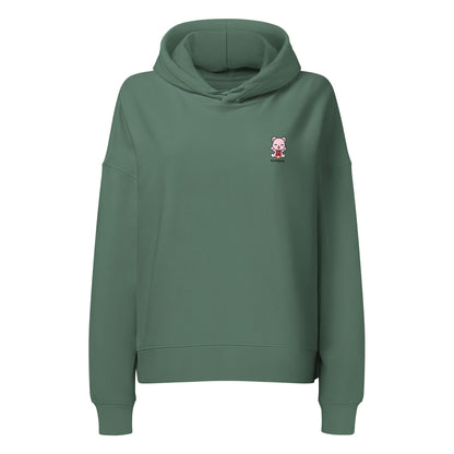 Mom Strong (Black) Women’s Organic Hoodie