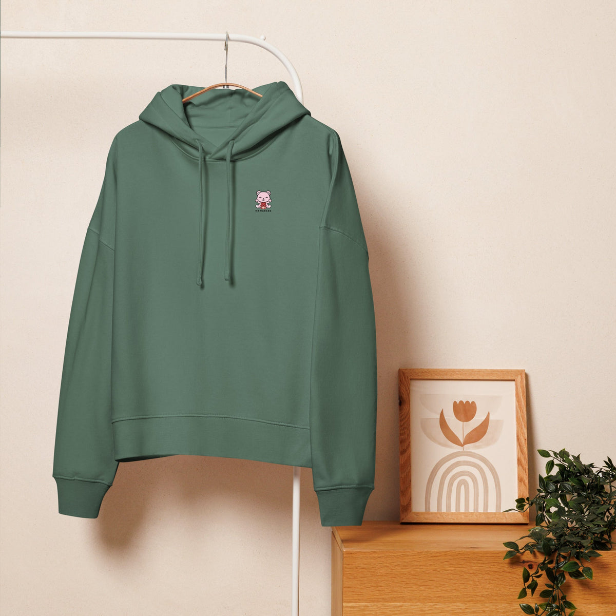 Mom Strong (Black) Women’s Organic Hoodie