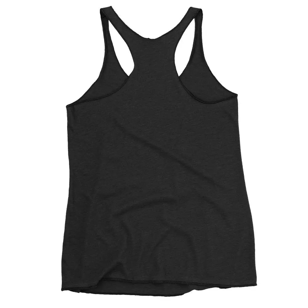 Women's Tri-Blend Racerback Tank Top – Lightweight Raw Edge Design