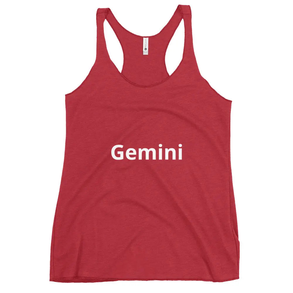Women's Tri-Blend Racerback Tank Top – Lightweight Raw Edge Design