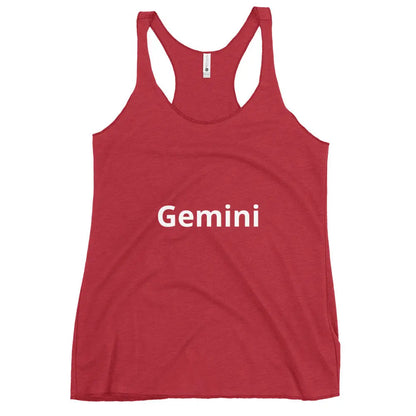 Women's Tri-Blend Racerback Tank Top – Lightweight Raw Edge Design