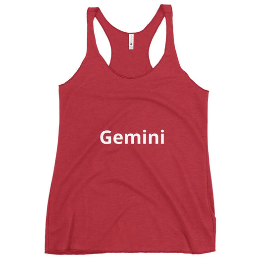 Women's Tri-Blend Racerback Tank Top – Lightweight Raw Edge Design