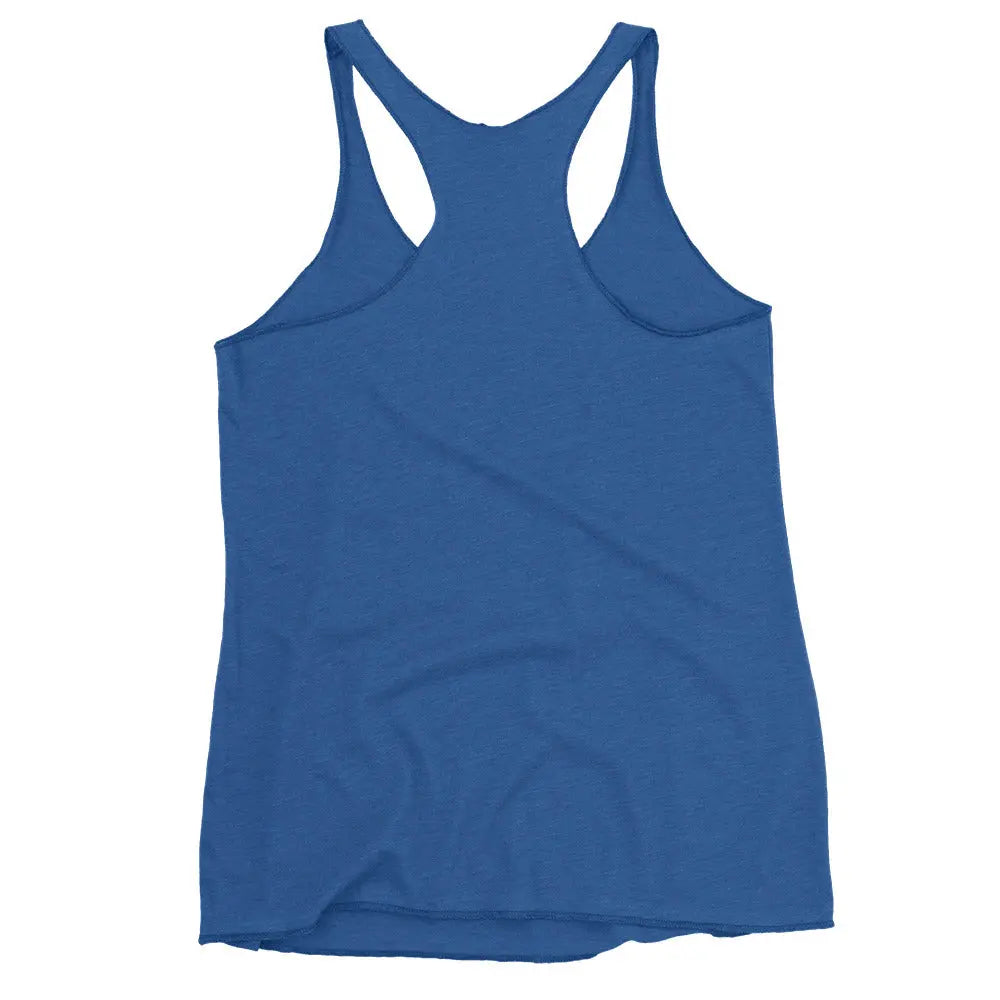 Women's Tri-Blend Racerback Tank Top – Lightweight Raw Edge Design