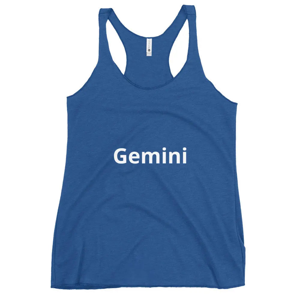 Women's Tri-Blend Racerback Tank Top – Lightweight Raw Edge Design