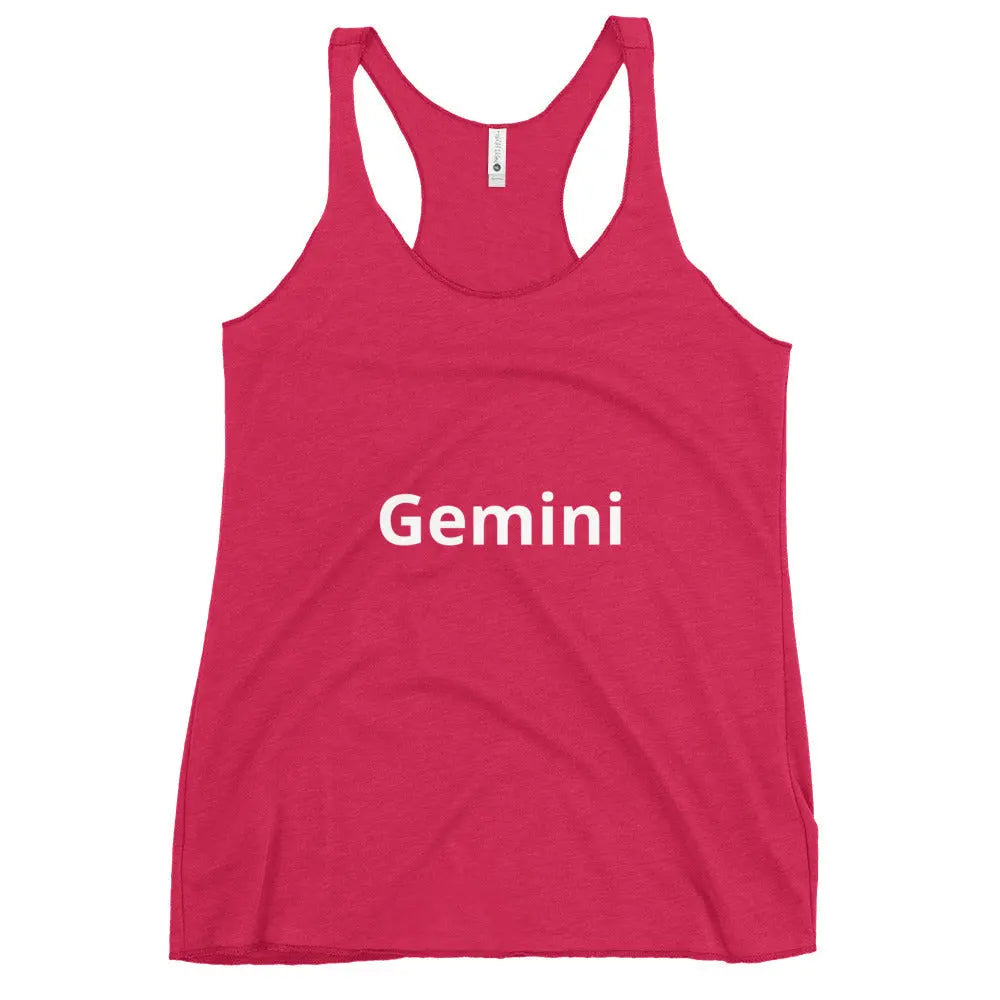 Women's Tri-Blend Racerback Tank Top – Lightweight Raw Edge Design