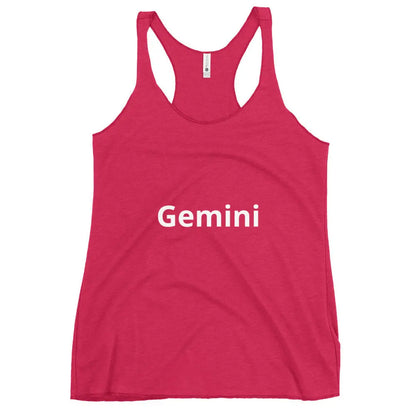 Women's Tri-Blend Racerback Tank Top – Lightweight Raw Edge Design