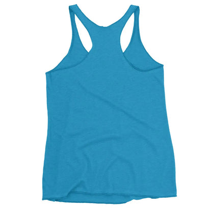 Women's Tri-Blend Racerback Tank Top – Lightweight Raw Edge Design
