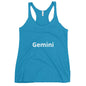 Women's Tri-Blend Racerback Tank Top – Lightweight Raw Edge Design