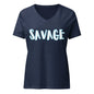 Women’s relaxed v-neck t-shirt-LifessentialsLLC.com