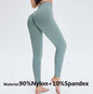 Yoga High Waist Push Up Seamless Sport Leggings Women Workout Pants Super Stretchy Gym Workout Tight Sport Leggings Lightweight Running Pants